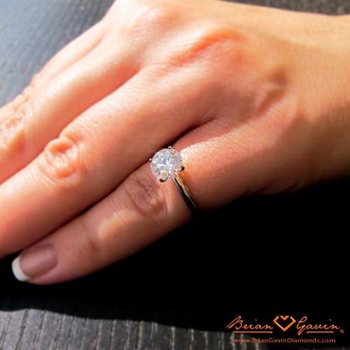 18K White Gold