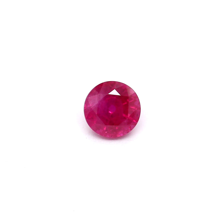 0.98 VI1 Round Pinkish Red Ruby
