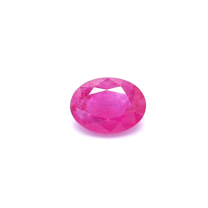 1.34 VI2 Oval Pinkish Red Ruby