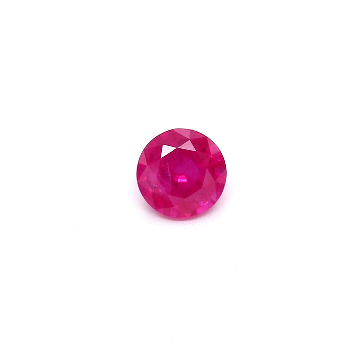 0.74 VI1 Round Pinkish Red Ruby