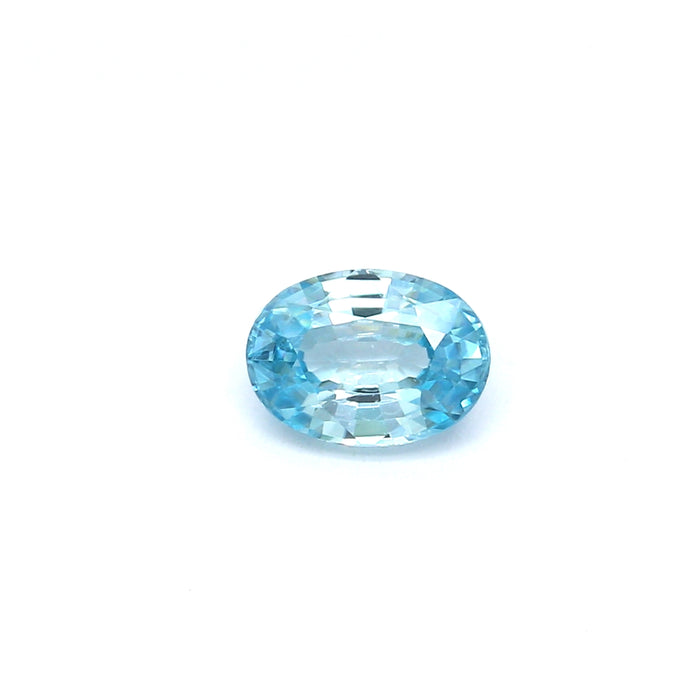 1.32 VI1 Oval Blue Zircon