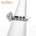 18K White Gold