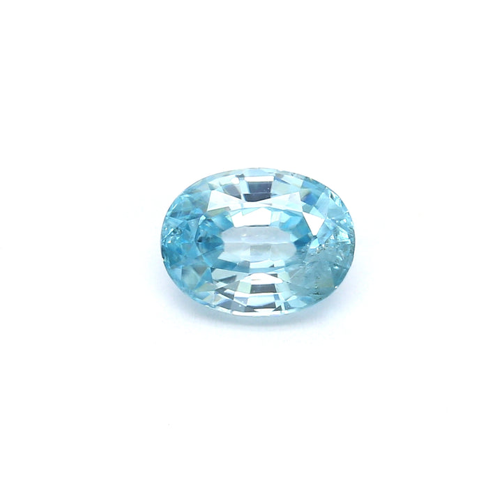 2.45 VI1 Oval Blue Zircon