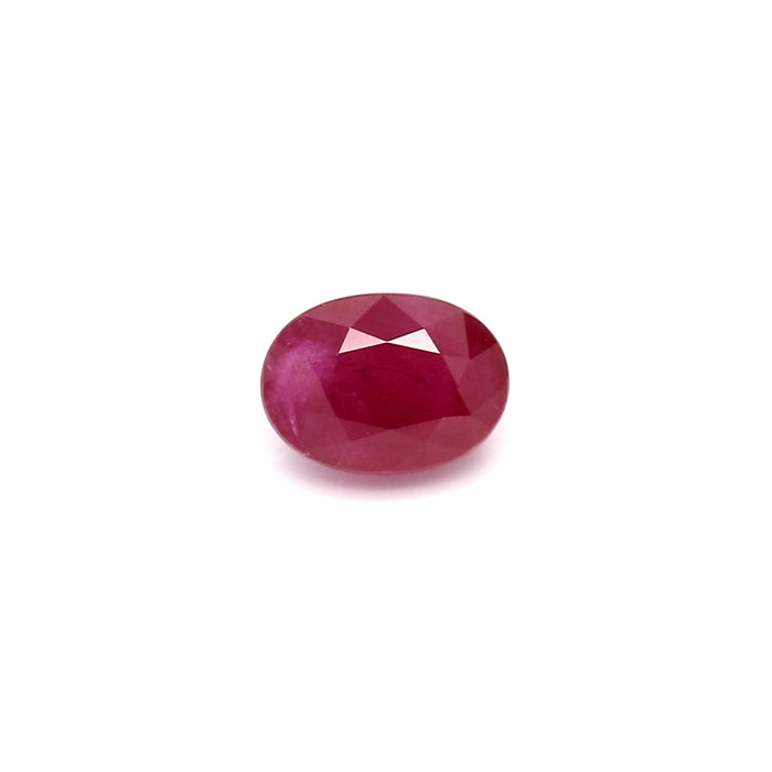 1.3 I2 Oval Purplish Red Ruby