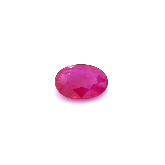 0.78 VI2 Oval Pinkish Red Ruby