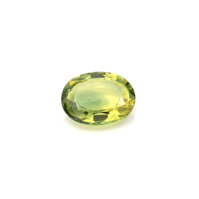 1.5 EC1 Oval Greenish Yellow Fancy sapphire