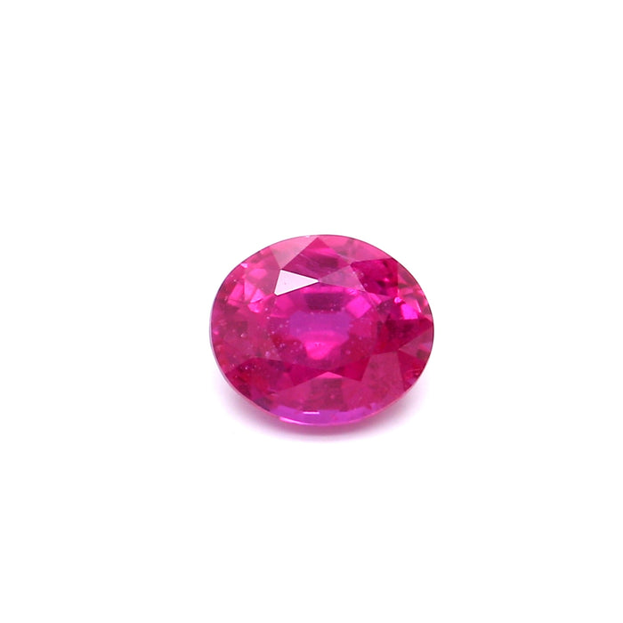 0.48 EC2 Oval Pinkish Red Ruby