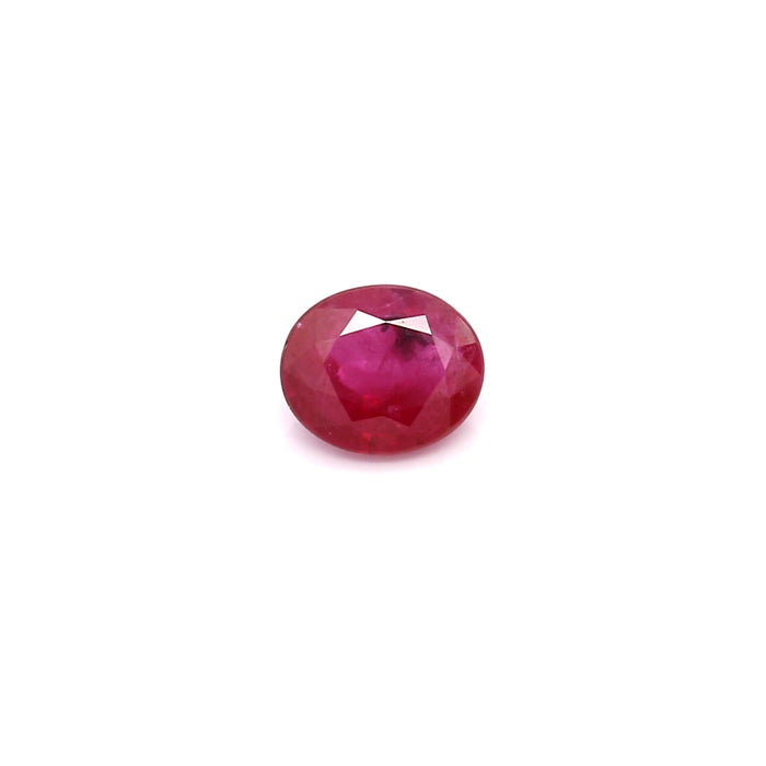 0.62 VI2 Oval Purplish Red Ruby