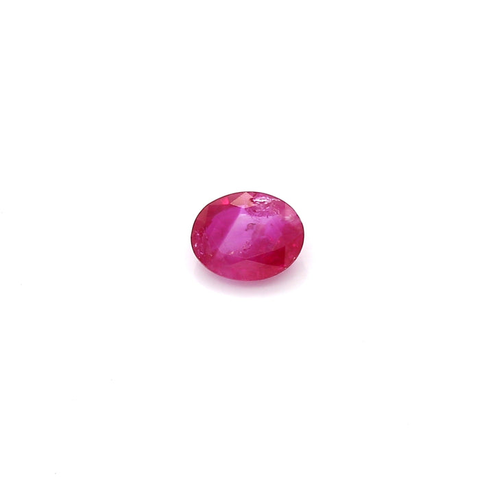 0.37 VI2 Oval Pinkish Red Ruby