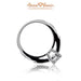 18K White Gold