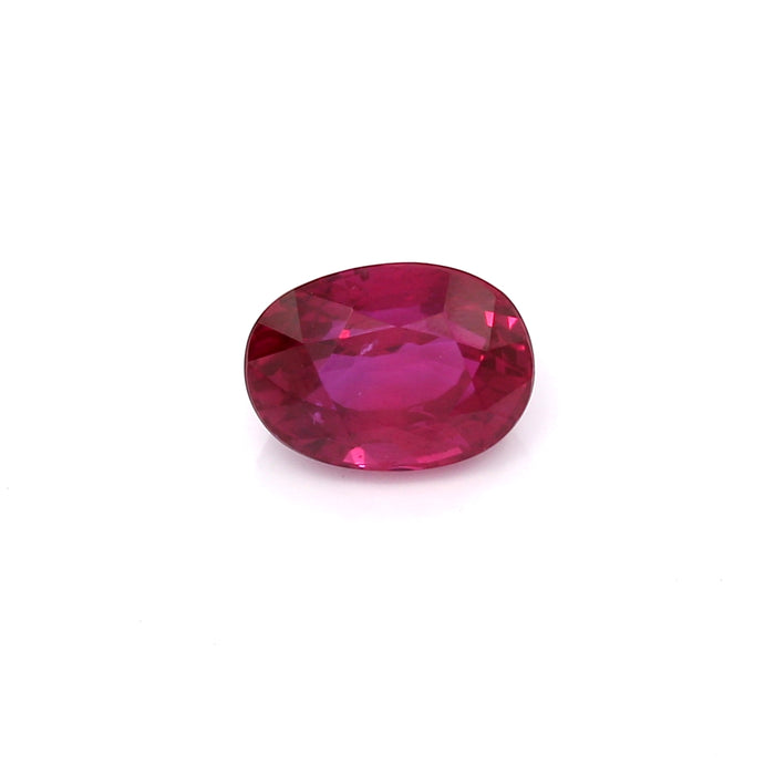 2.06 VI1 Oval Purplish Red Ruby