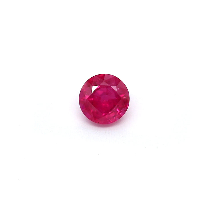 0.76 VI1 Round Pinkish Red Ruby