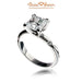 18K White Gold