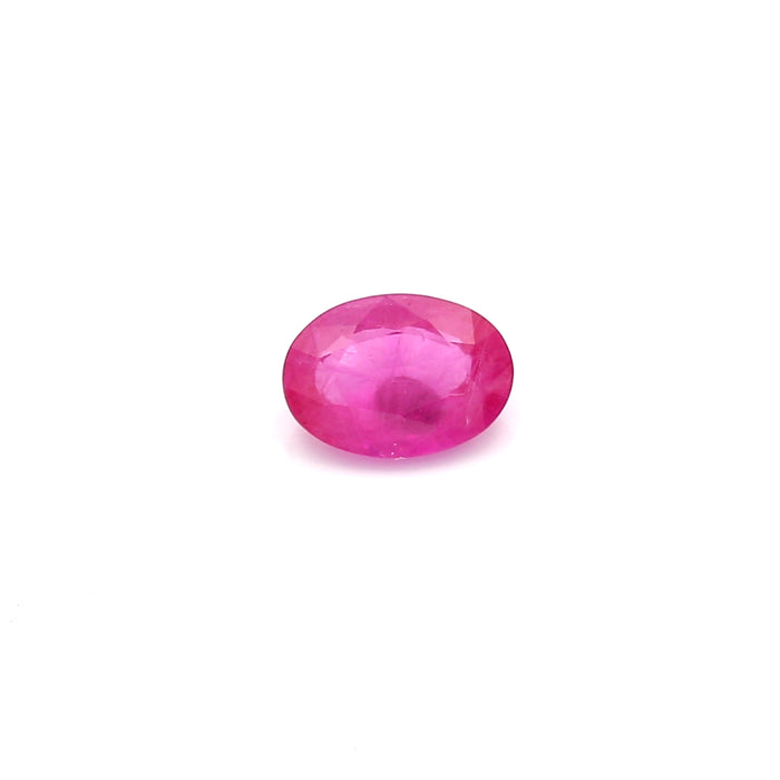 0.69 VI2 Oval Pinkish Red Ruby