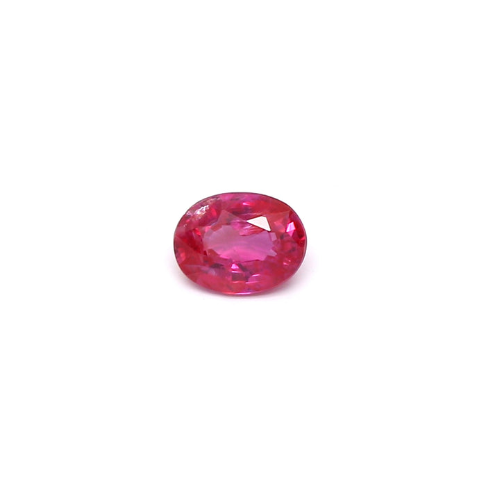 0.18 VI2 Oval Pinkish Red Ruby