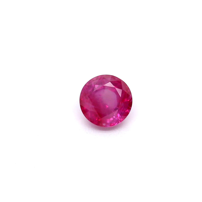 0.91 VI1 Round Pinkish Red Ruby