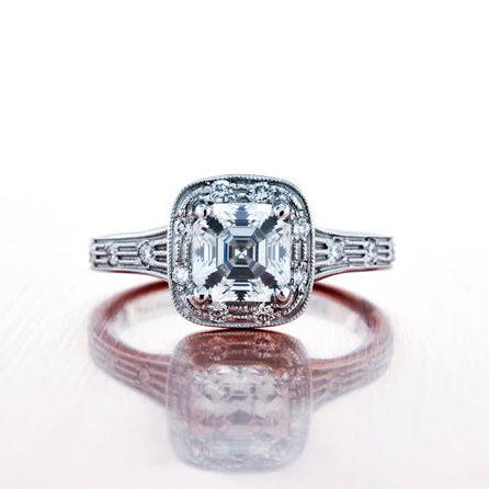 18K White Gold