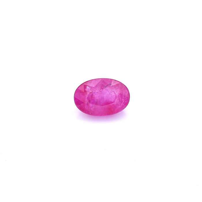0.67 VI2 Oval Pinkish Red Ruby