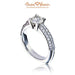 18K White Gold