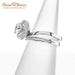 18K White Gold