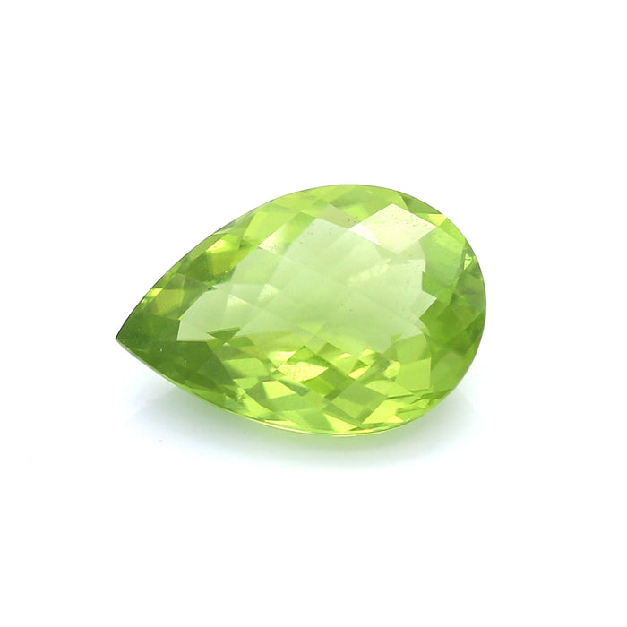 4.77 VI1 Pear-shaped Yellowish Green Peridot