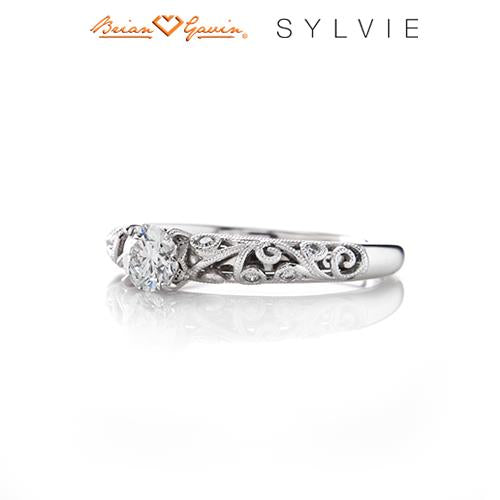 18K White Gold