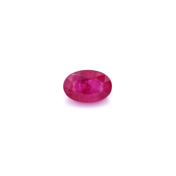 0.71 VI2 Oval Pinkish Red Ruby