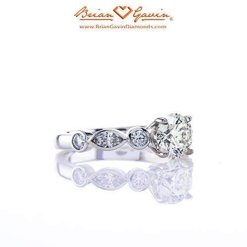 18K White Gold