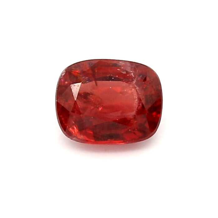 0.83 VI2 Cushion Orangy Red Spinel