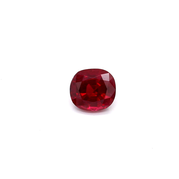 0.85 VI1 Cushion Red Ruby