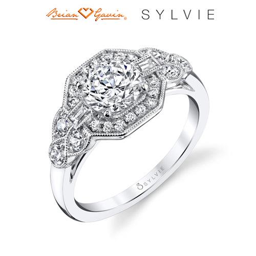 18K White Gold