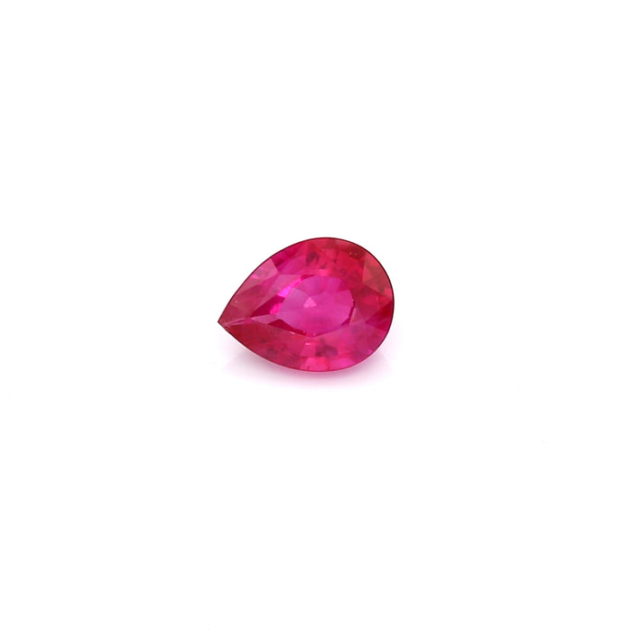 0.61 VI1 Pear-shaped Pinkish Red Ruby
