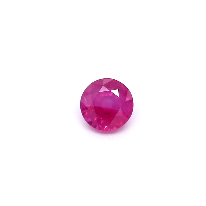 0.82 VI1 Round Pinkish Red Ruby