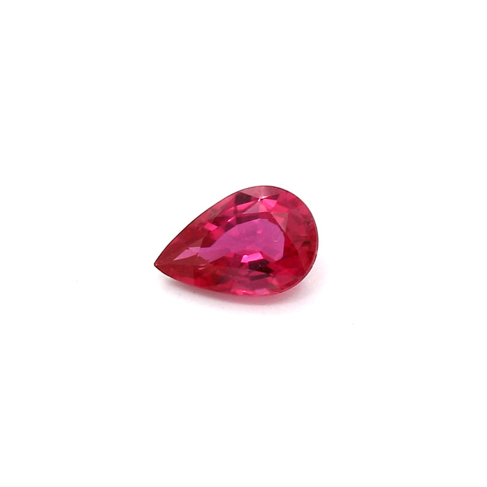 0.85 EC2 Pear-shaped Pinkish Red Ruby