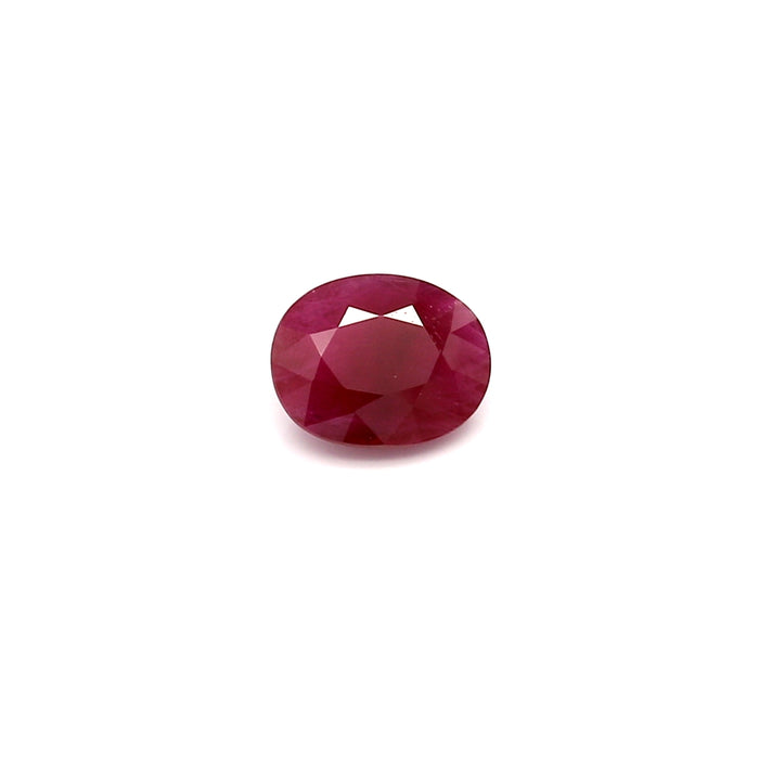 0.74 Oval Purplish Red Ruby