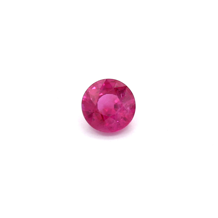 0.83 VI1 Round Pinkish Red Ruby