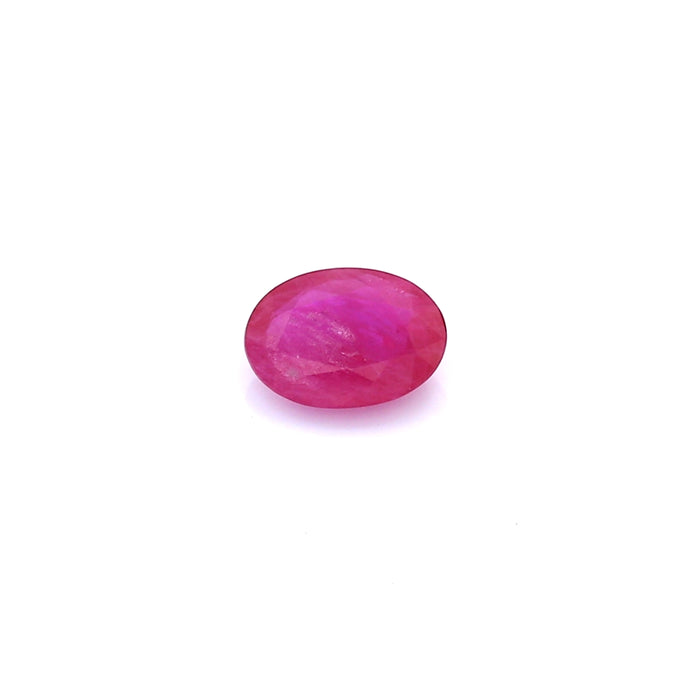 0.61 VI2 Oval Pinkish Red Ruby