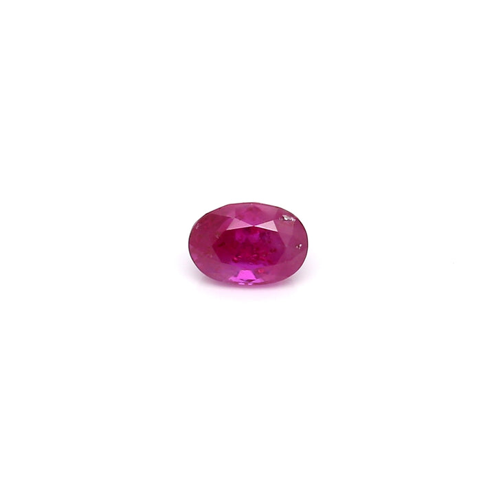 0.75 VI2 Oval Pinkish Red Ruby