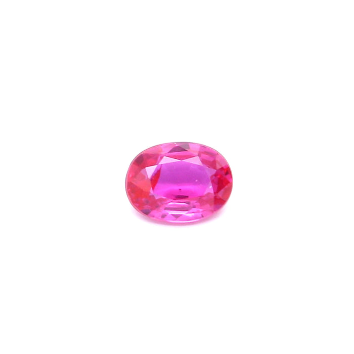 0.21 EC2 Oval Pinkish Red Ruby