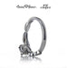 18K White Gold
