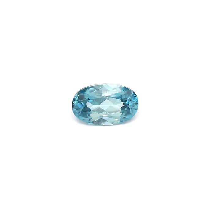 0.87 VI1 Oval Blue Zircon