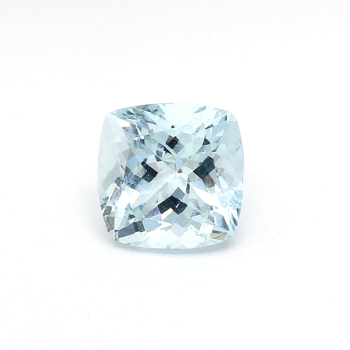 3 EC1 Cushion Greenish Blue Aquamarine