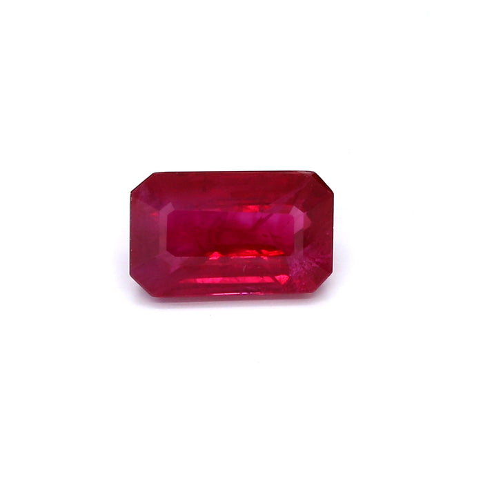 1.99 VI1 Octagon Pinkish Red Ruby