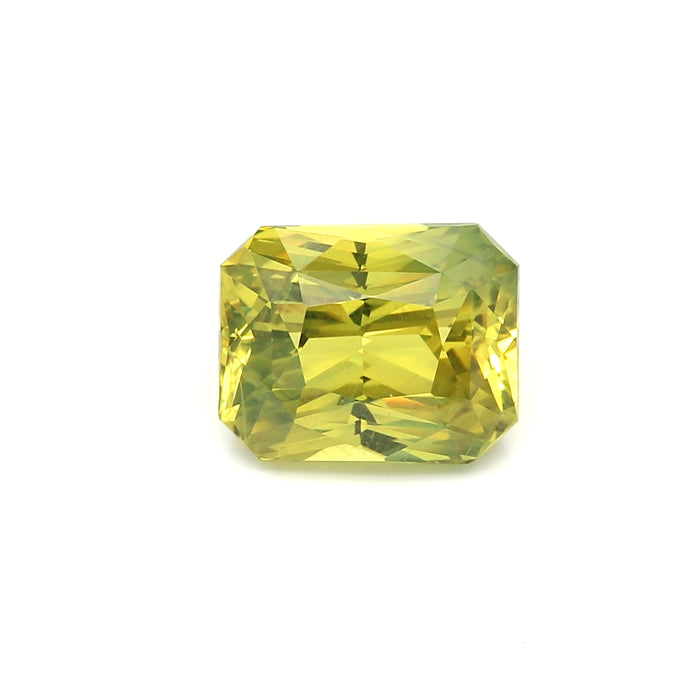 5.6 VI1 Octagon Yellowish Green Fancy sapphire