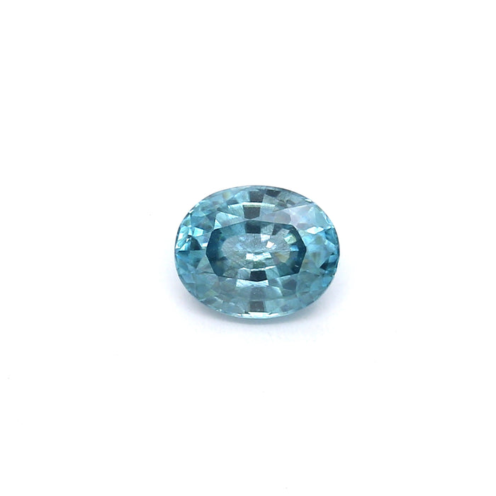 1.54 VI1 Oval Blue Zircon