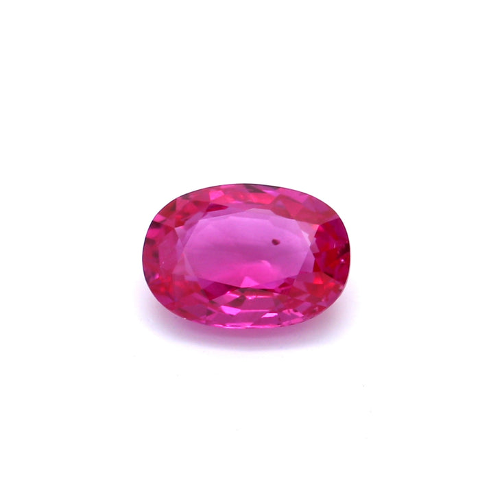 0.67 EC2 Oval Pinkish Red Ruby