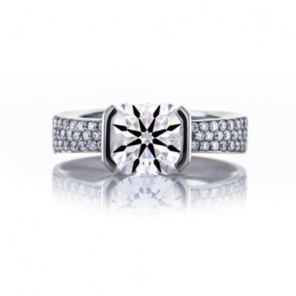 18K White Gold