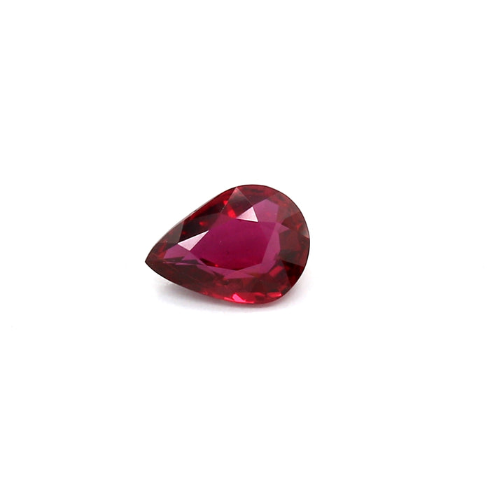 0.88 VI1 Pear-shaped Purplish Red Ruby