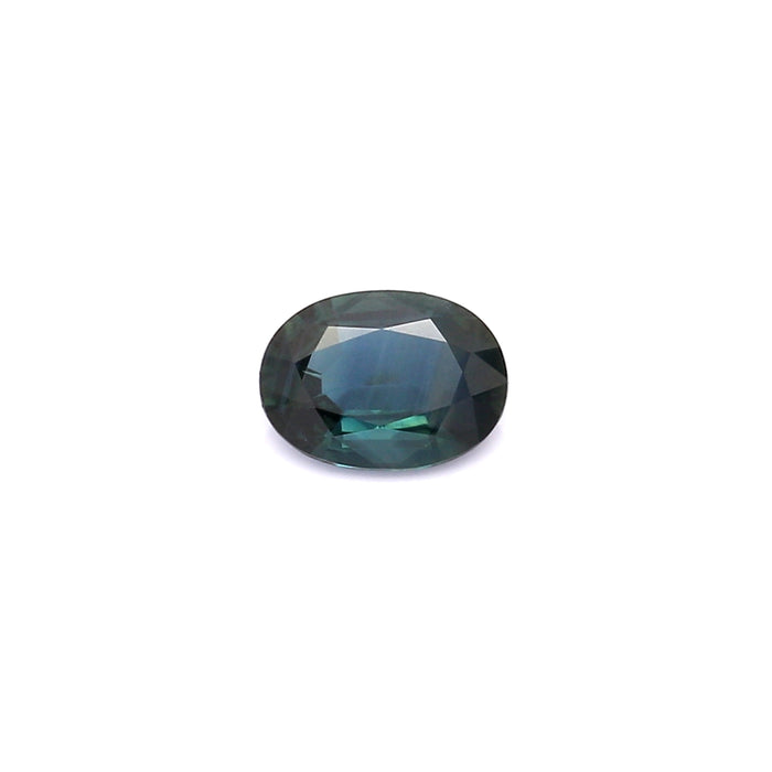 0.81 VI1 Oval Greenish Blue Sapphire
