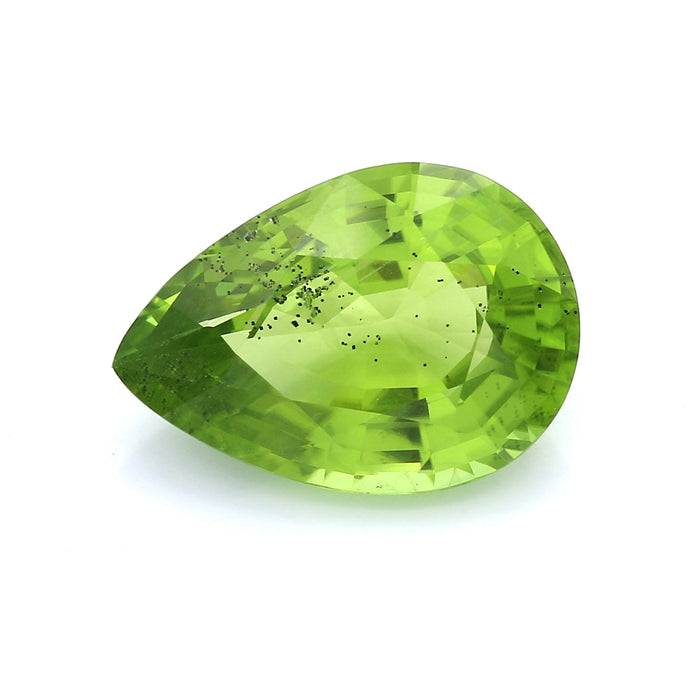 9.9 VI1 Pear-shaped Yellowish Green Peridot